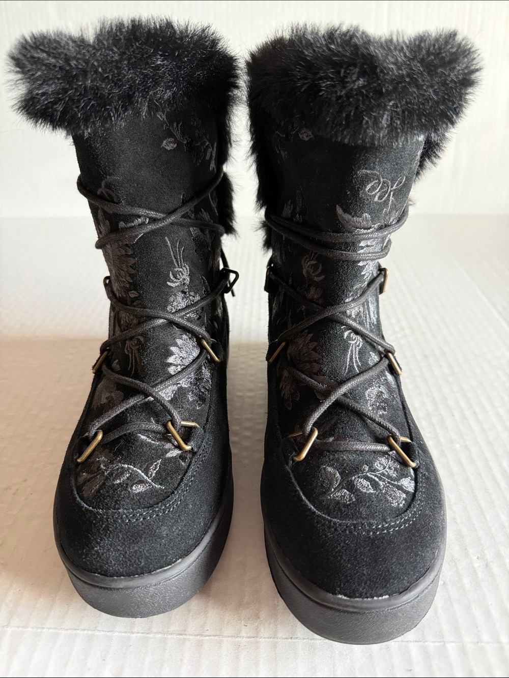 NWOT Johnny Was Freja Moon Boot In Black - Picture 10 of 13